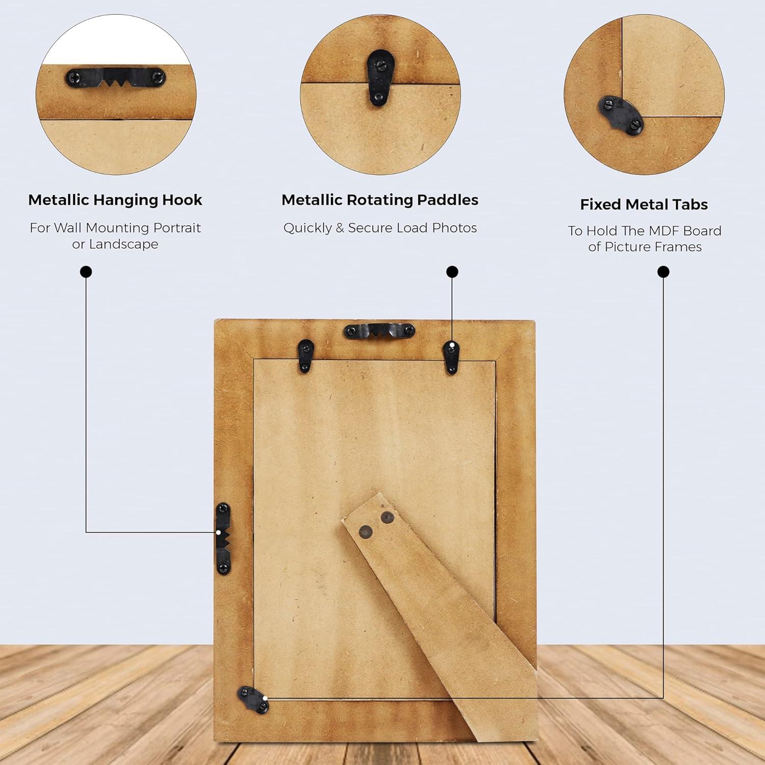 Handicrafts Home 8x10 Avant Amber Collection Photo Frame - Wooden Collage