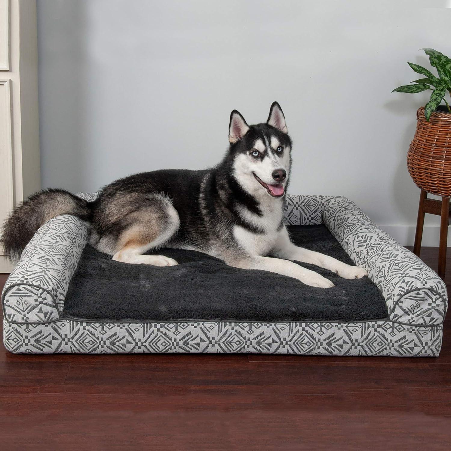 FurHaven Orthopedic Polyester Pet Bed