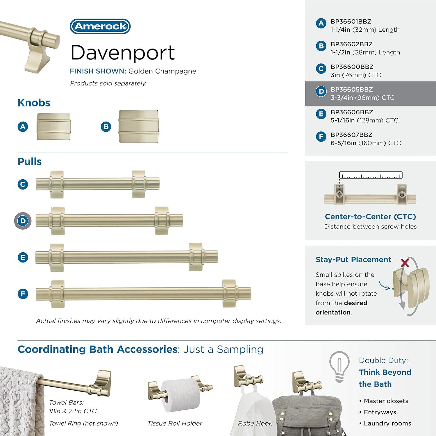 Amerock Davenport Cabinet or Drawer Pull