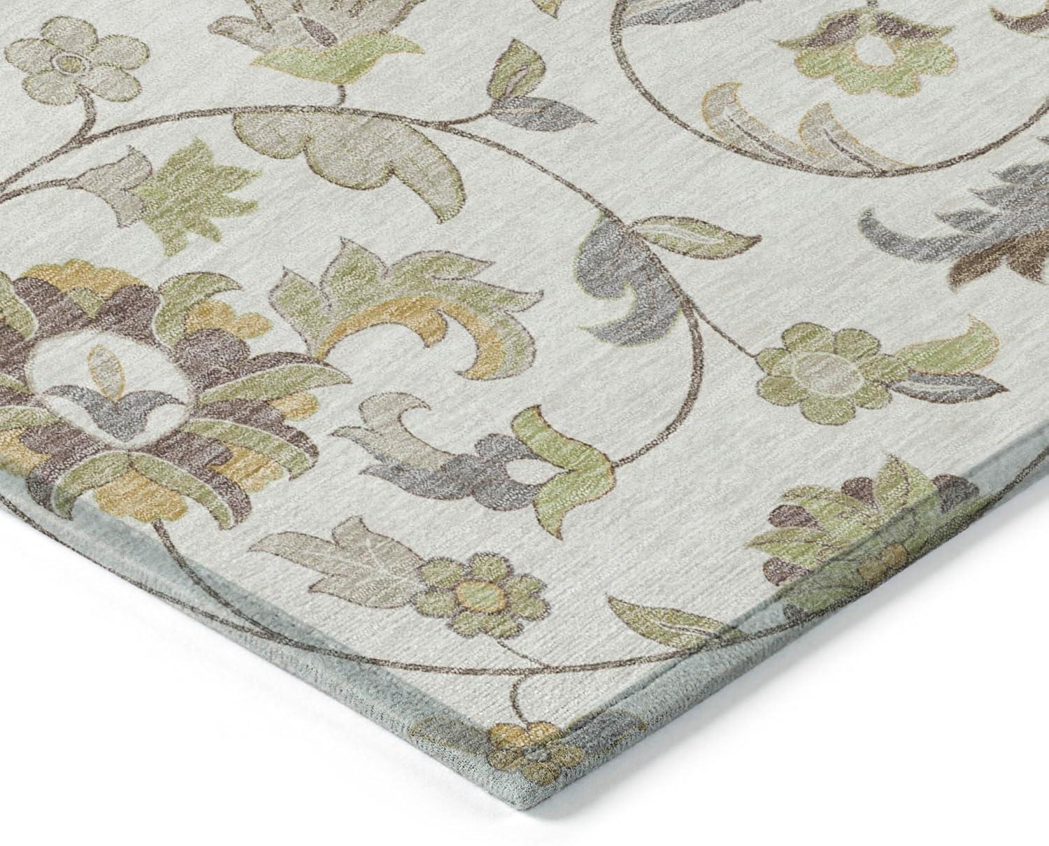Machine Washable Indoor/Outdoor Chayden ACN1006 Ivory Rug