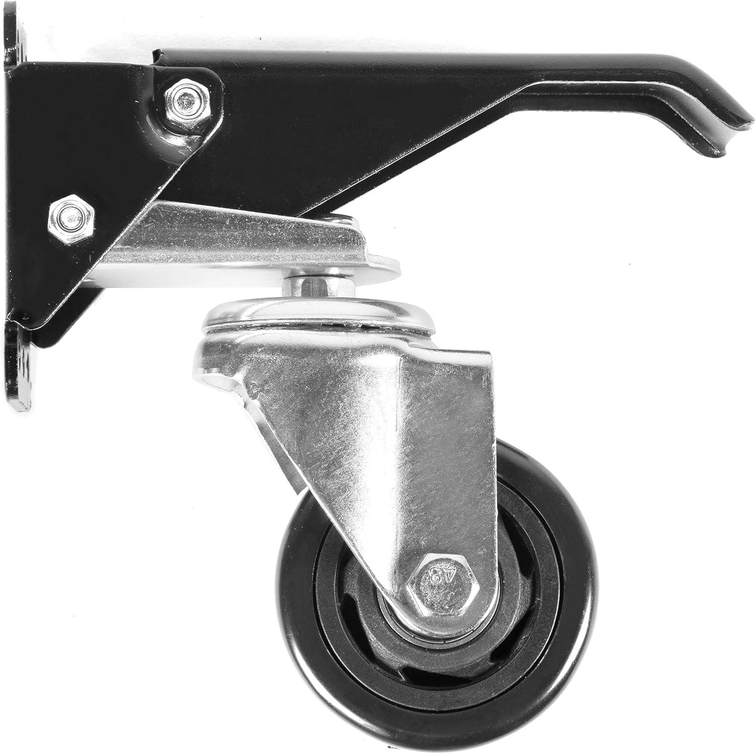 WEN Retractable Workbench Casters, 2.5-Inch Diameter Wheels, 600-Pound Capacity, 4 Pack (CA2580)