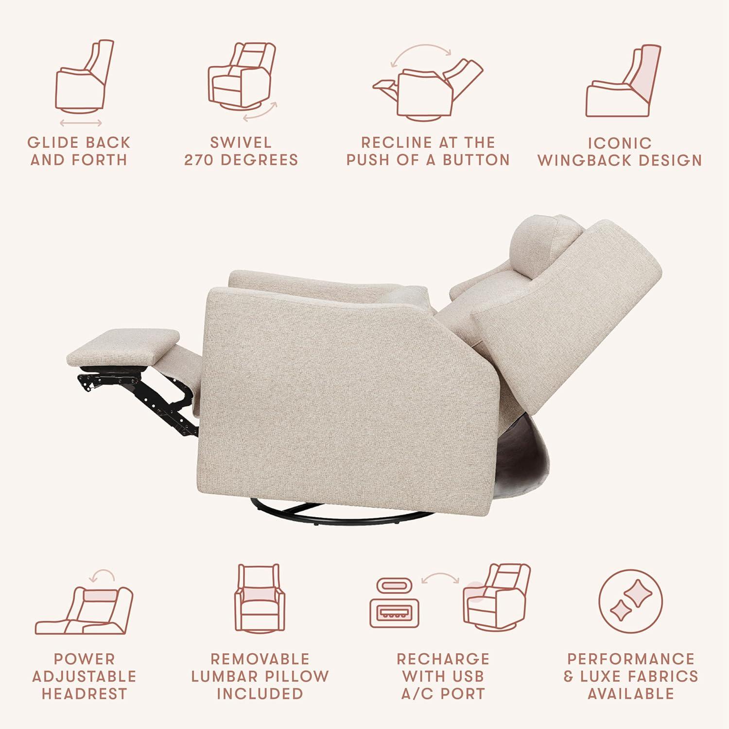 Kiwi Plus Power Glider Recliner w/ Power Headrest