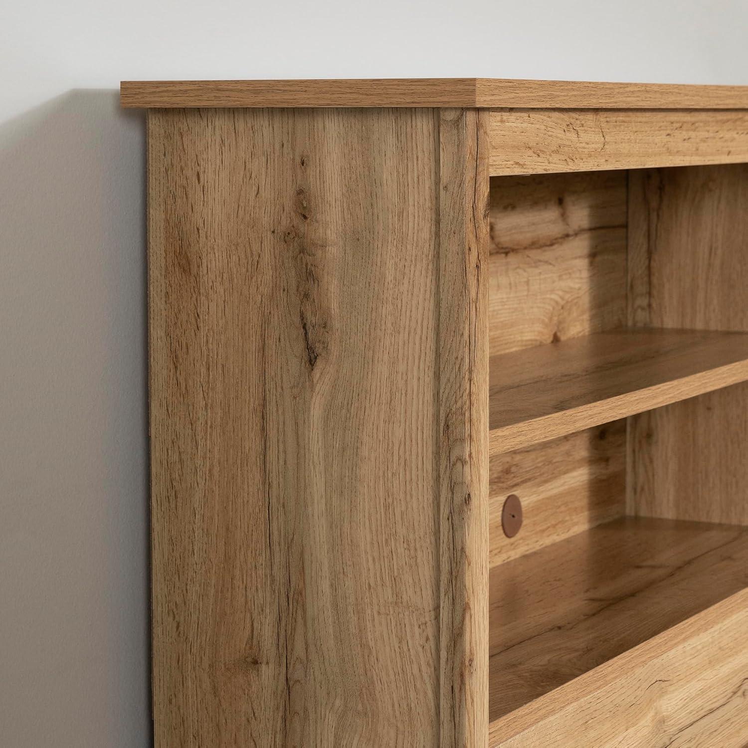 South Shore Tassio, Farmhouse Headboard, Twin Brown