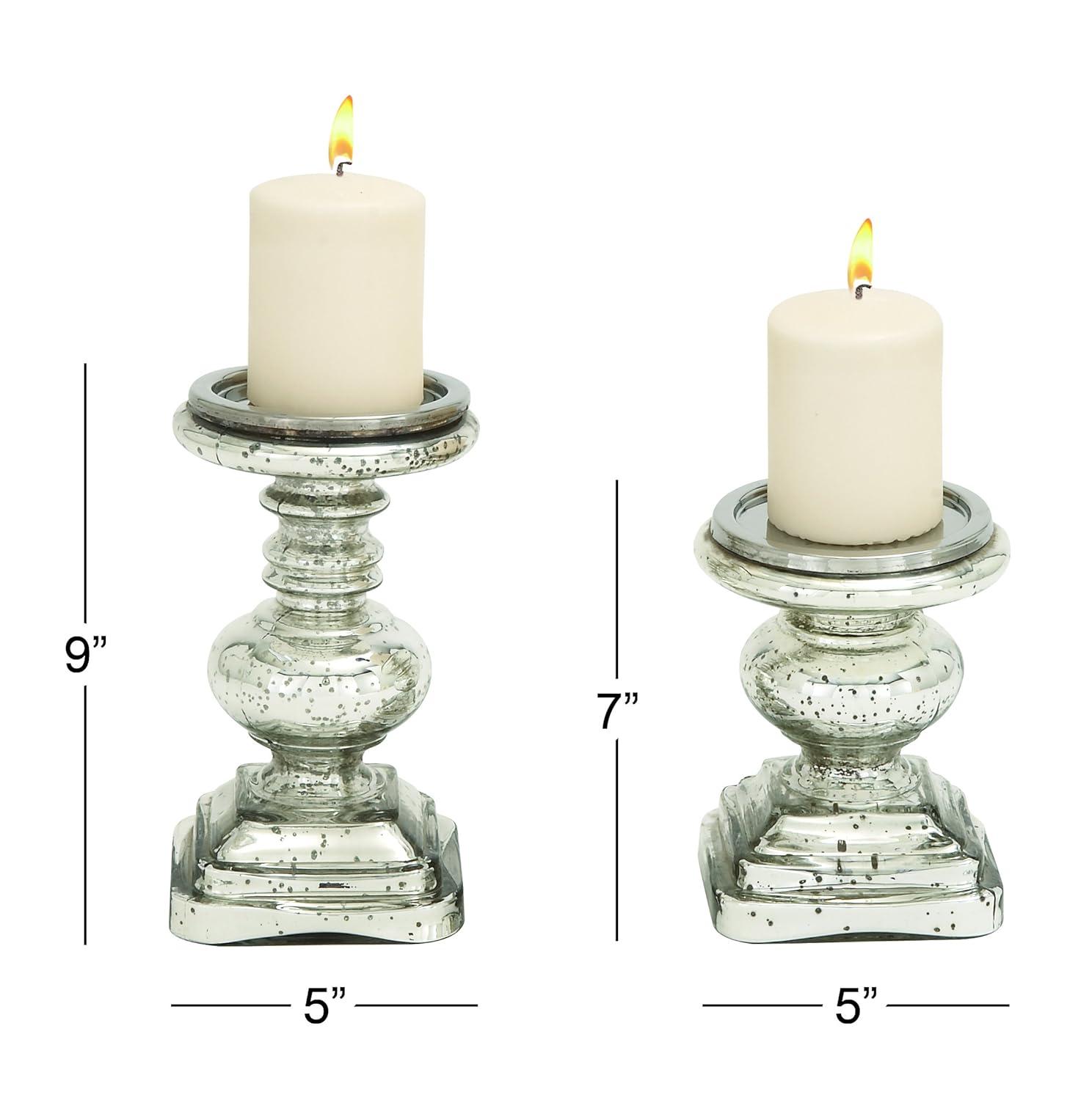 Traditional Candle Holder Set 2ct - Olivia & May