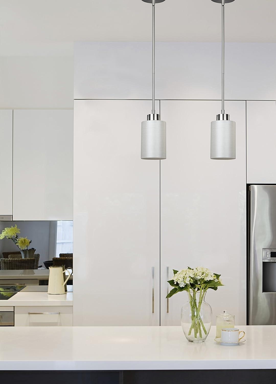 CANARM LTD. IPL359A01BPT Margo 1 Bulb Mini Pendant Light, Brushed Pewter
