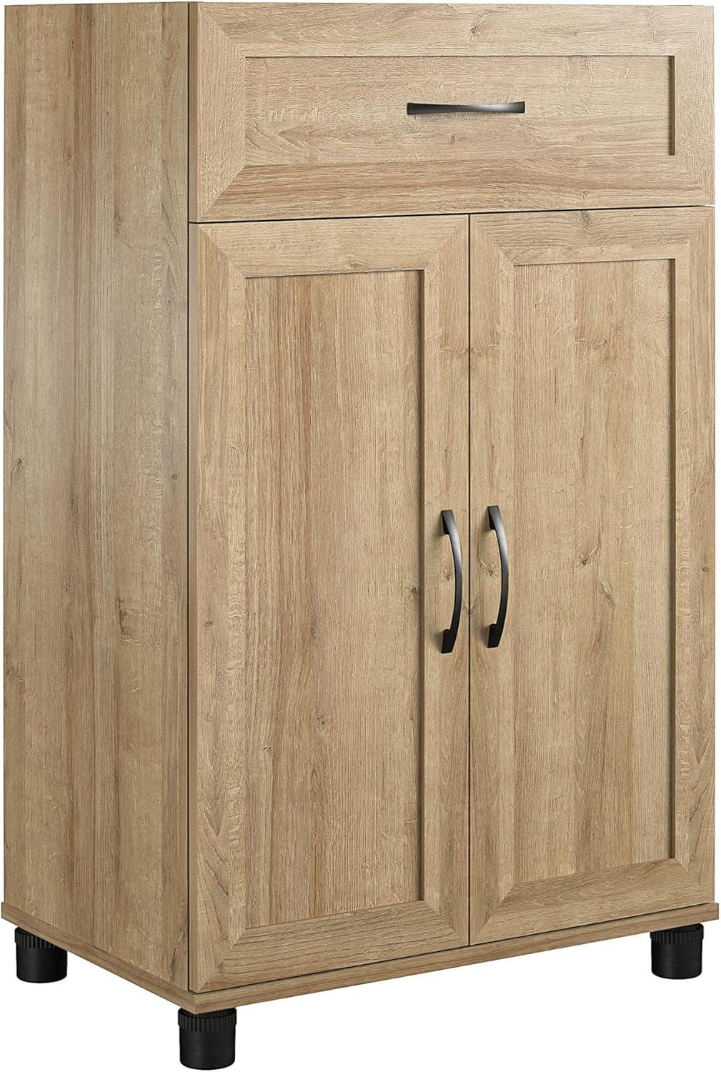 Systembuild Evolution Lory Framed 2 Door/1 Drawer Base Cabinet in Natural