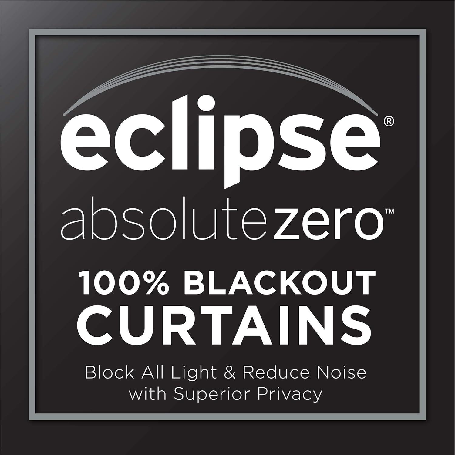 Eclipse Eclipse Martina Medallion Absolute Zero 100% Blackout Window Panel