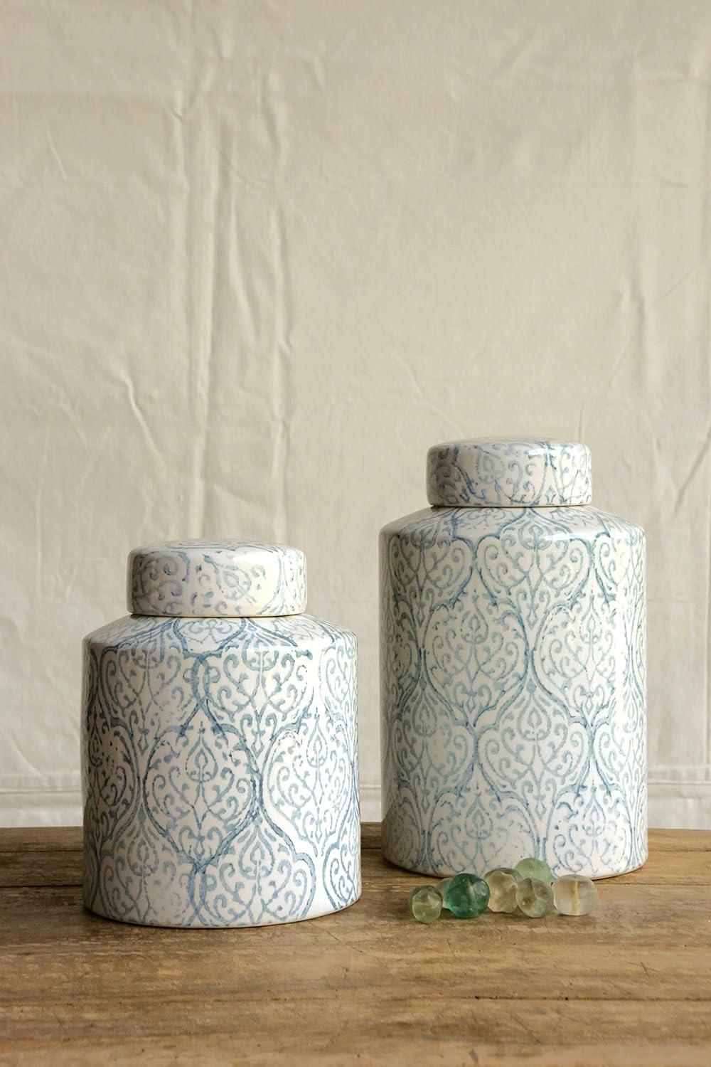 Ceramic Ginger Jar (10-1/8") - Storied Home