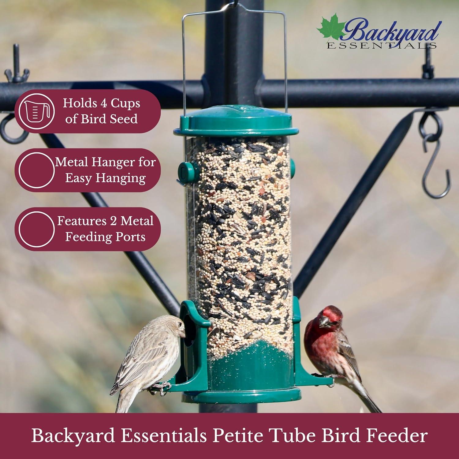 Clear Acrylic Surface Mount Bird Seed Tray with Drainage Holes