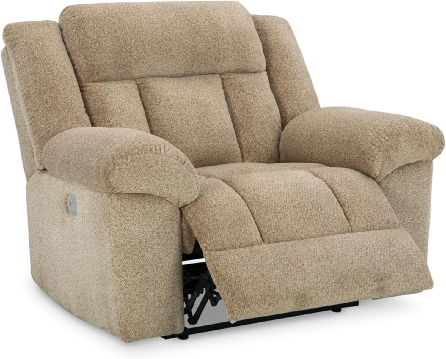 Ashley Furniture Tip-Off Wheat Power Recliner