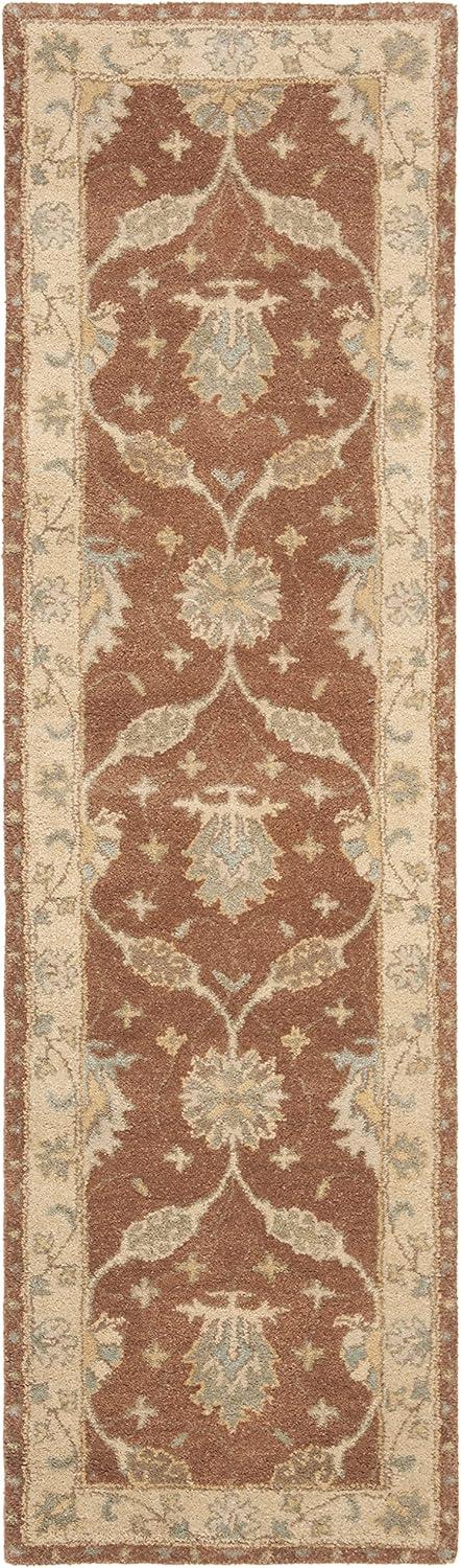 Antiquity AT315 Hand Tufted Accent Rug - Brown/Taupe - 2'x3' - Safavieh.