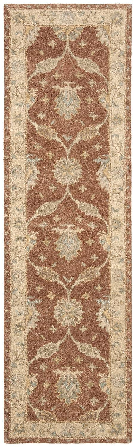 Antiquity AT315 Hand Tufted Accent Rug - Brown/Taupe - 2'x3' - Safavieh.