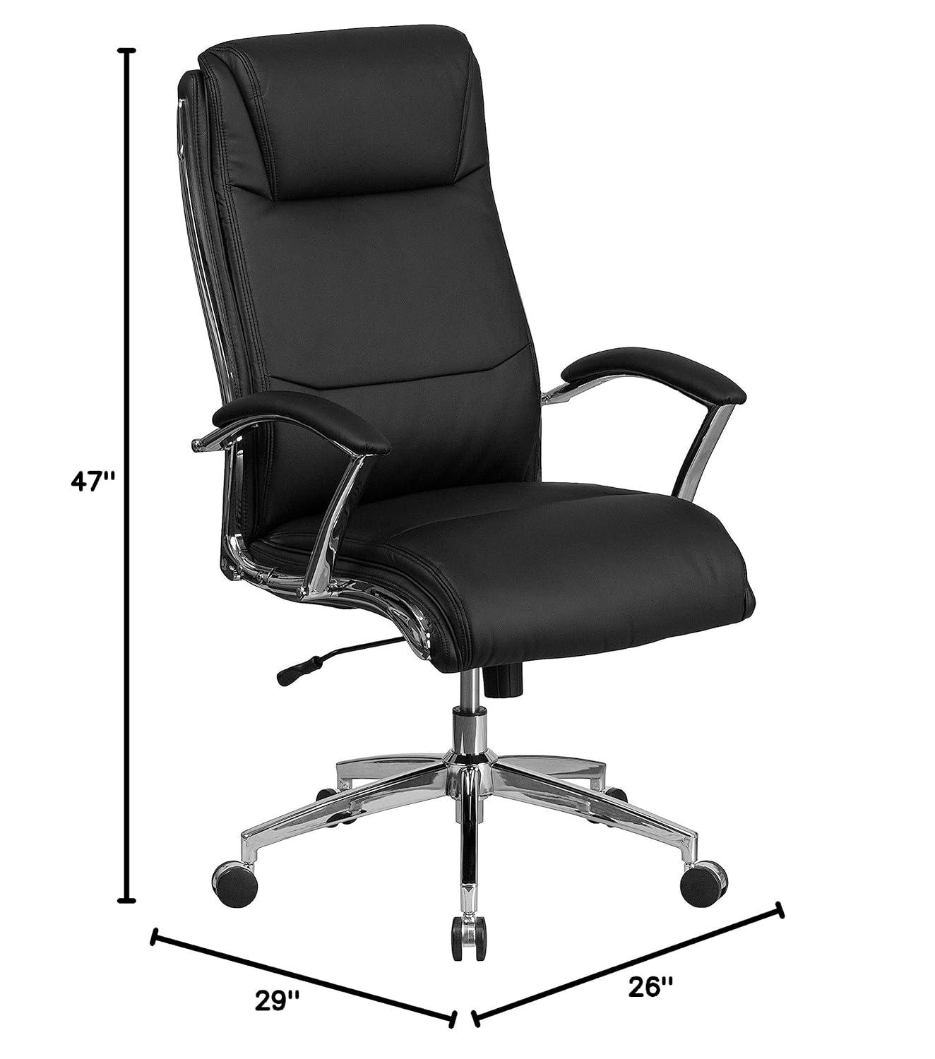 Flash Furniture High Back Designer Smooth Upholstered Executive Swivel Office Chair