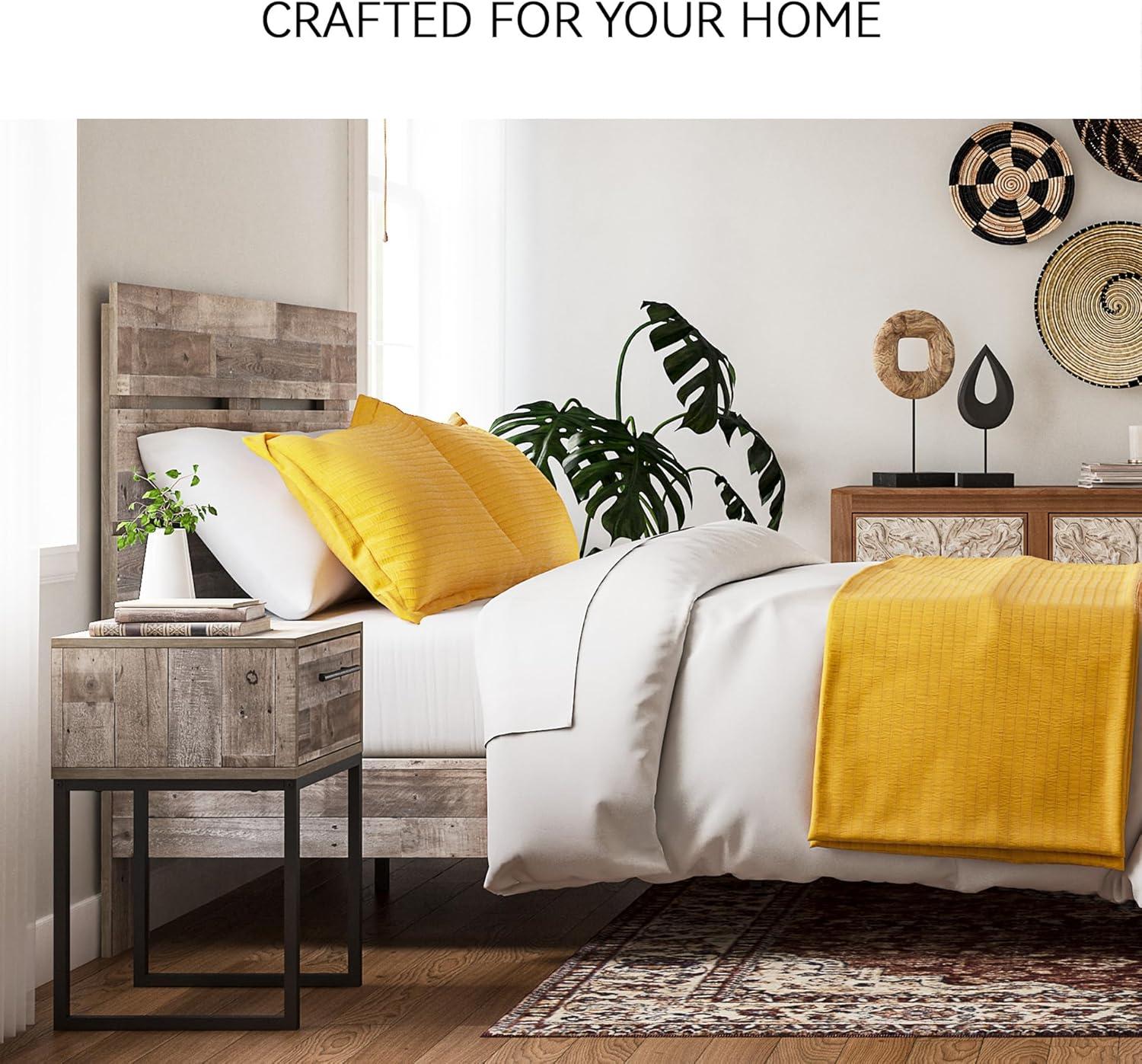 17 Stories Amayah One Drawer Wood Nightstand