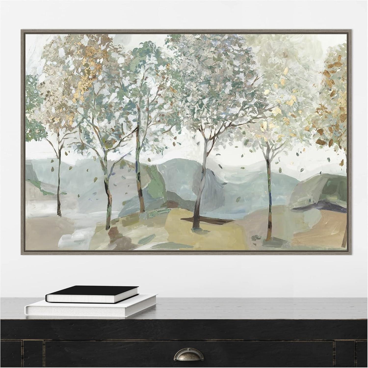 Amanti Art Breezy Landscape I by Allison Pearce Framed Canvas Wall Art