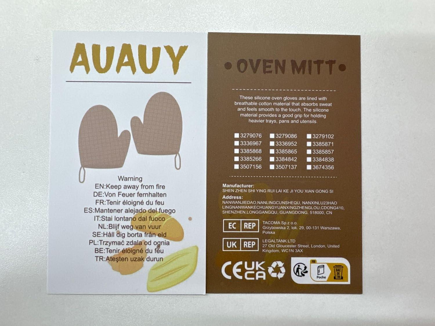 ACDNAC 4Pcs Oven Mitts,Effective Anti Slip and Anti Scalding Oven Mitt,Anti Corrosion Pot Holders