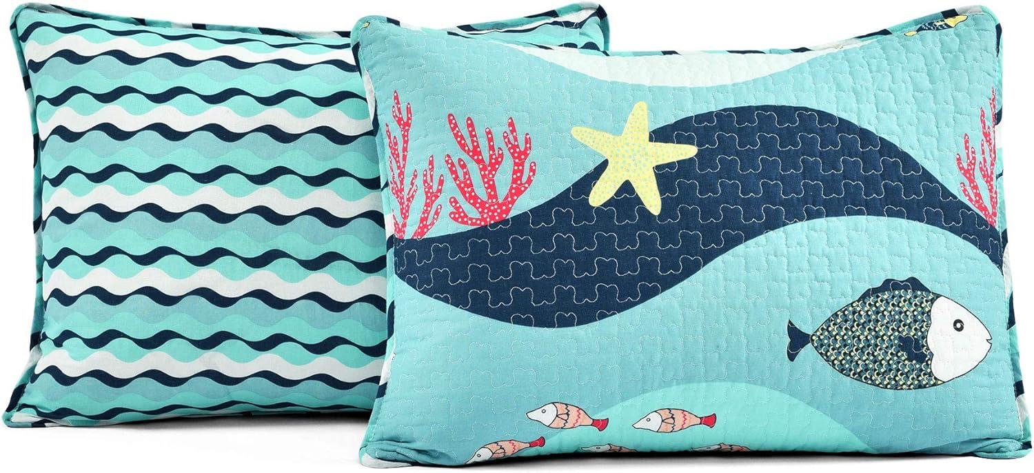 Sealife 3 - Piece Quilt Set