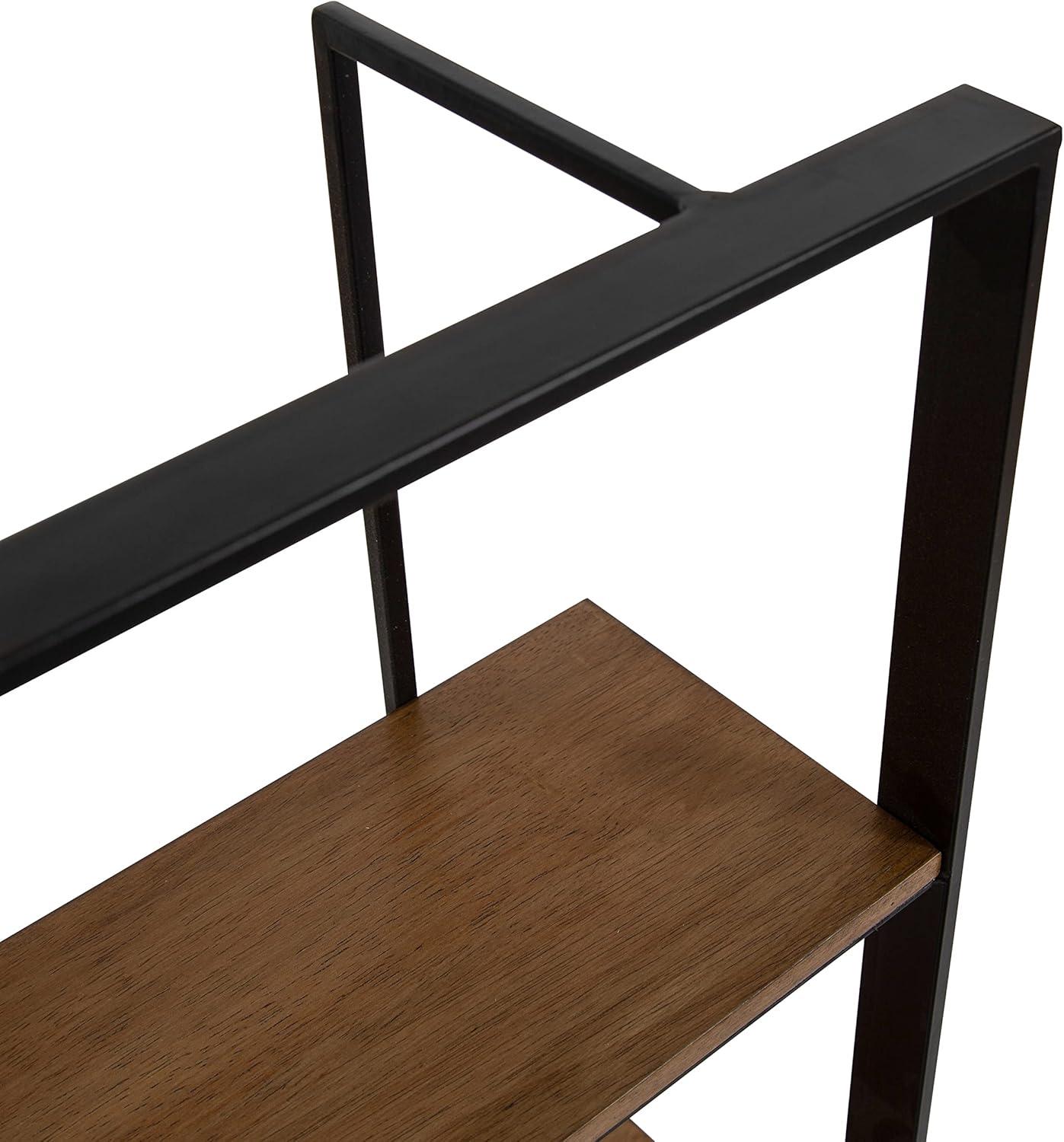 Kate & Laurel All Things Decor 24"x22" Kercheval Modern Wood Shelf Gold