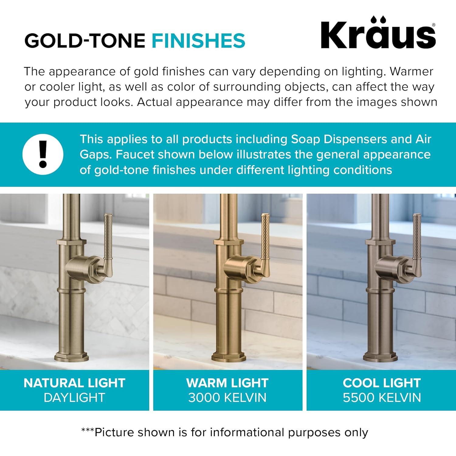 KRAUS Bolden Single Handle Drinking Water Filter Faucet for Reverse Osmosis or Water Filtration System