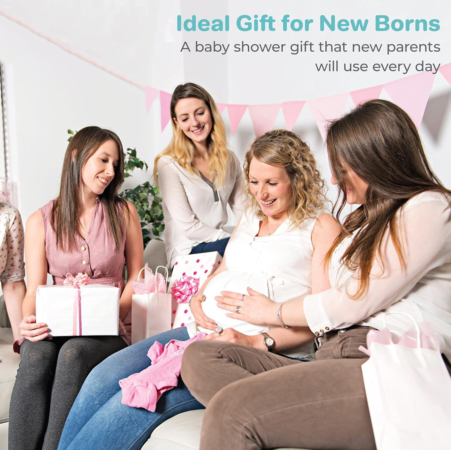 Spasilk Baby Washcloth Wipes Set for Infant Boys and Girls, Terry Bath Scrub, Pack of 10, Blue Dots