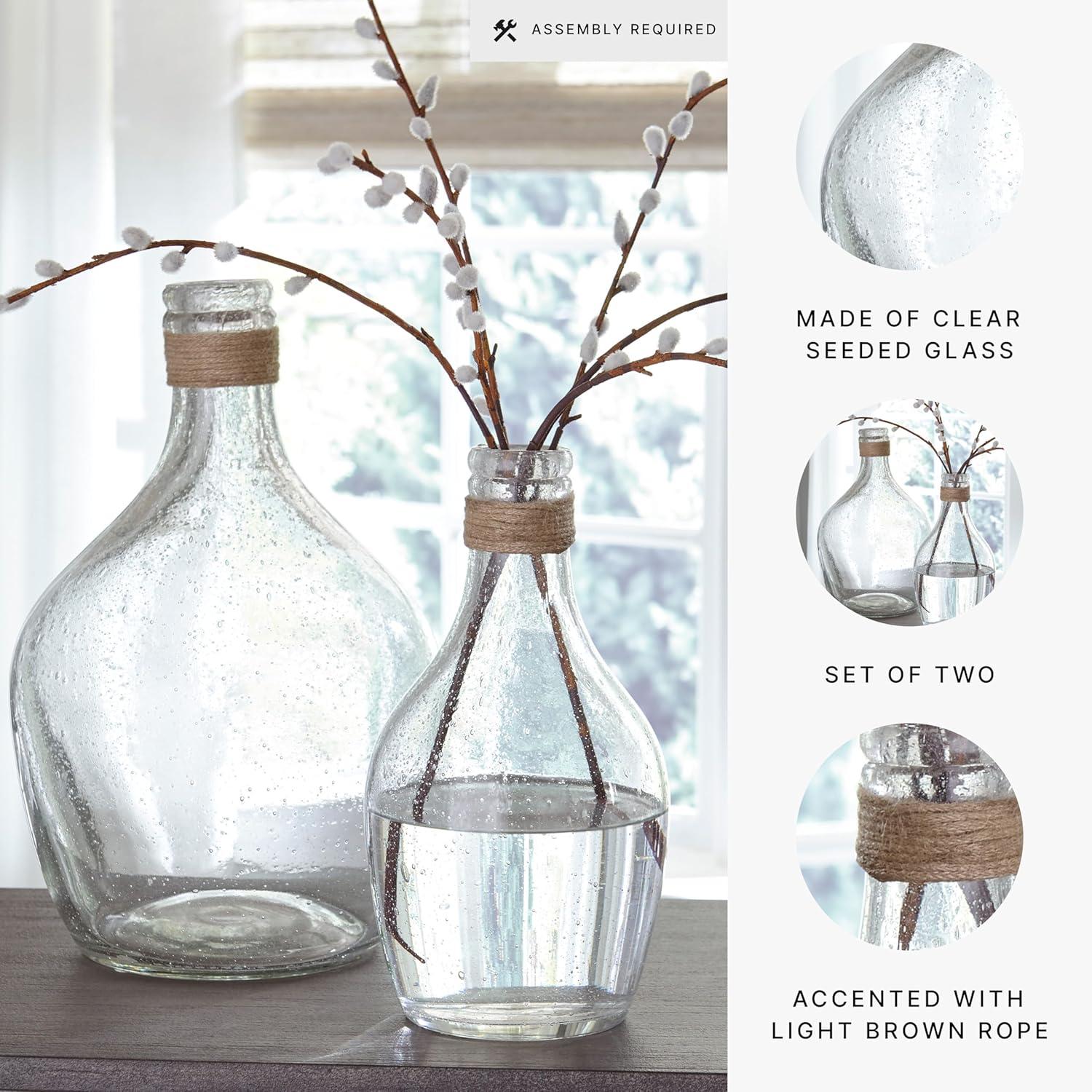 Ornate Home Glass Table Vase