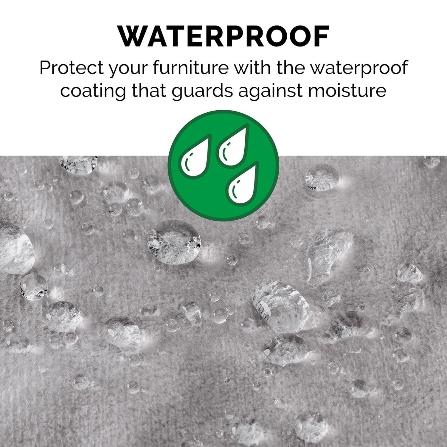 QUALITY FLOORING INC. Waterproof Throw Blanket For Dogs & Indoor Cats, Washable - Shaggy Plush Calming Long Faux Fur & Velvet Dog Blanket