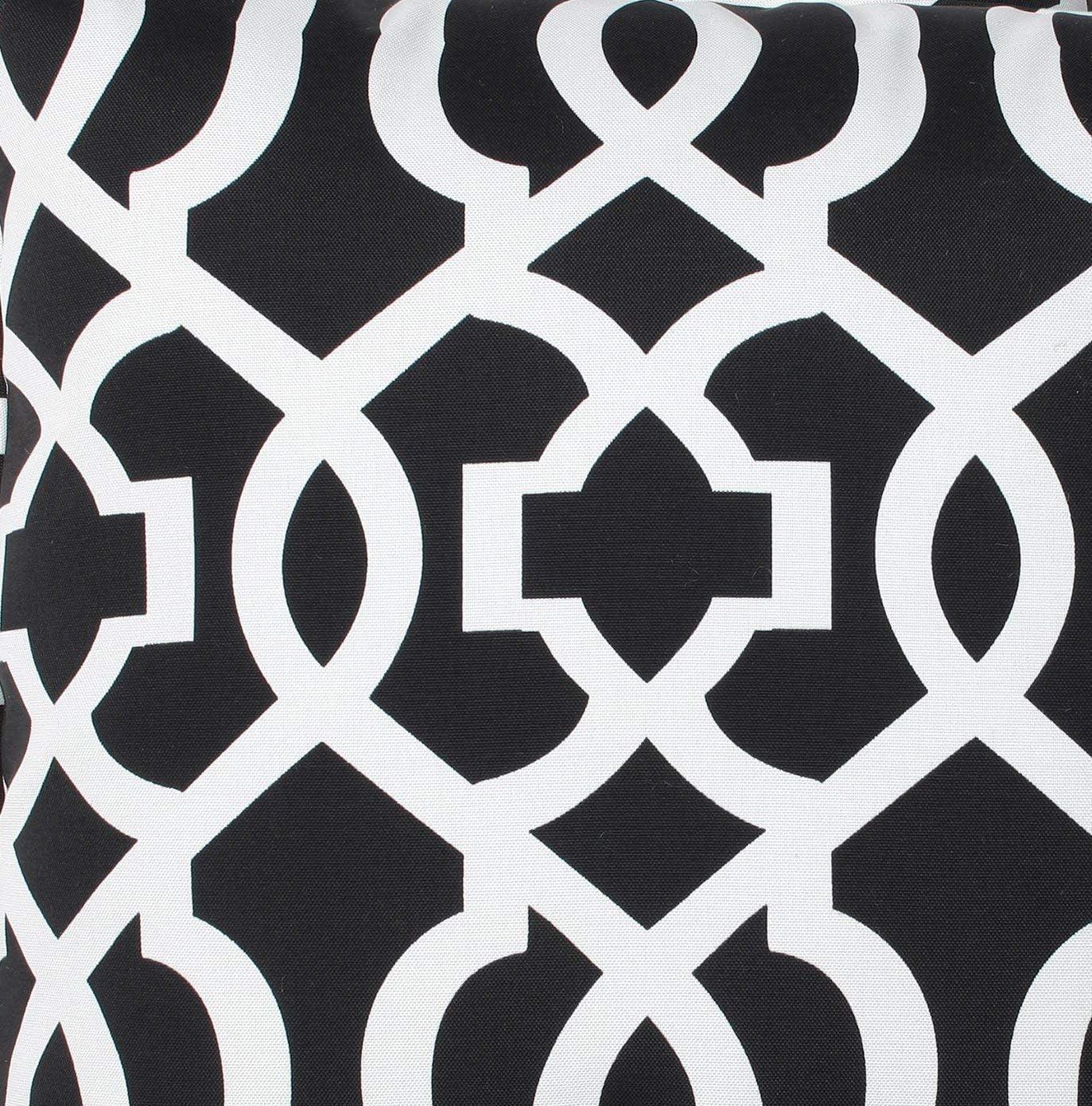 Pillow Perfect New Geo Geometric Indoor/Outdoor Reversible Throw Pillow (Set of 2)