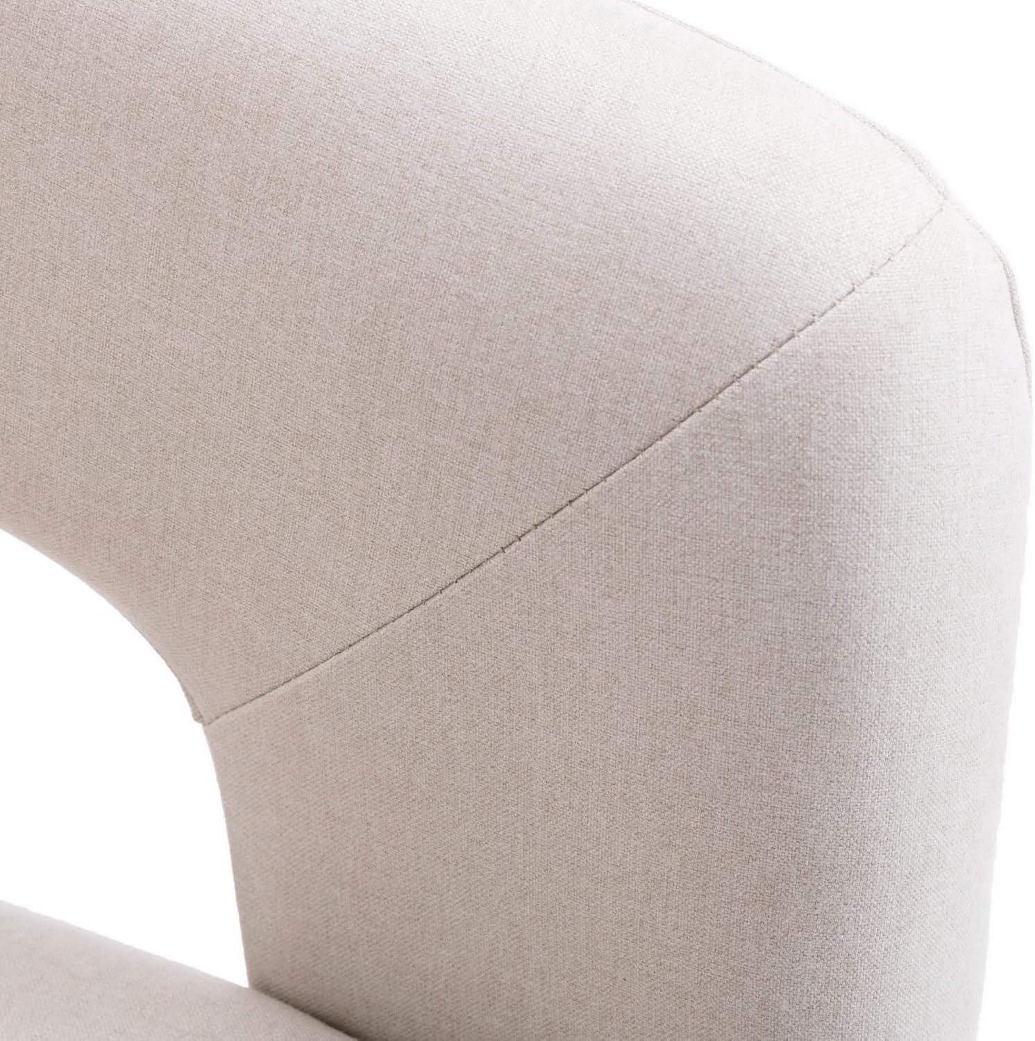wahson office chair Modern Upholstered Barrel Dining Chairs (Set of 2)