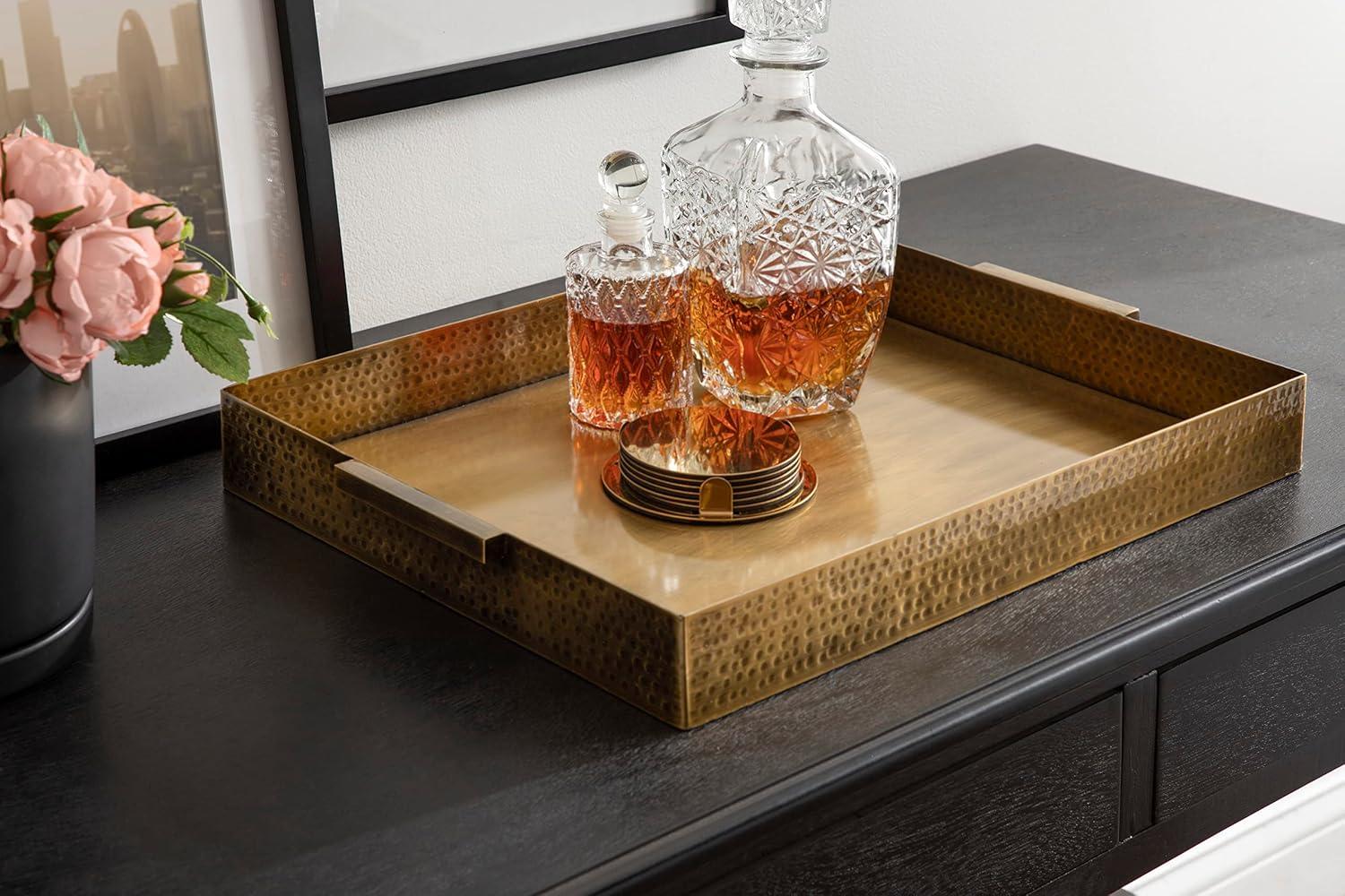 Kate and Laurel Praxis Wood Tiered Tray