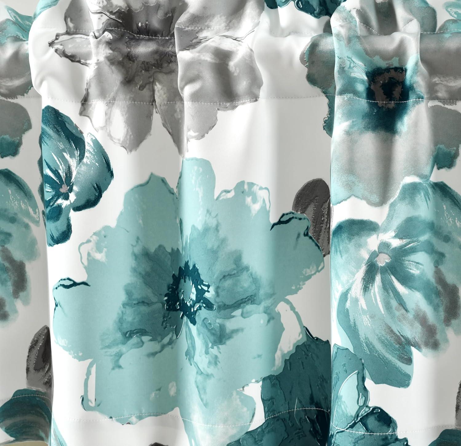 Lush Decor Leah Polyester Room Darkening Curtain Pair (Set of 2)