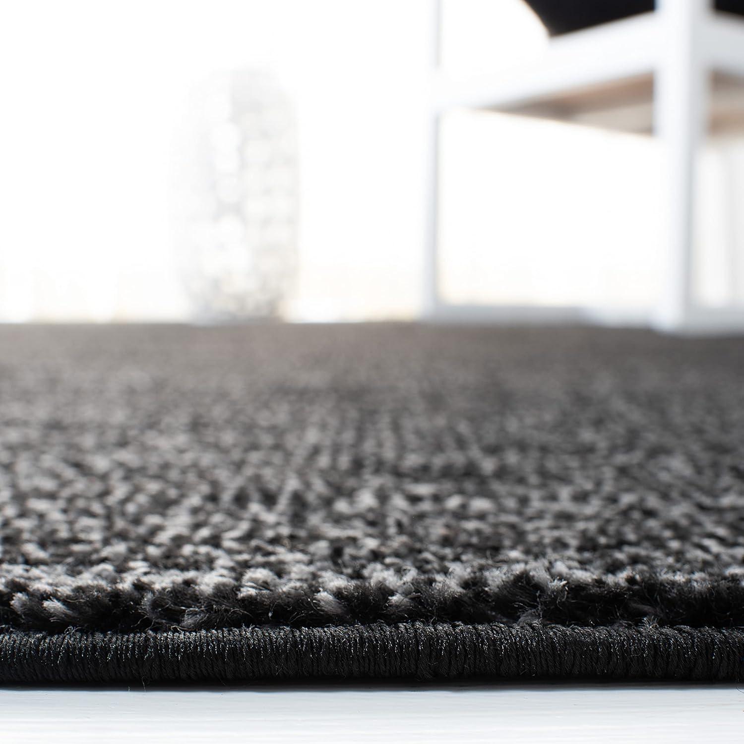 SAFAVIEH Adirondack Boban Abstract Area Rug, Black/Grey, 4' x 4' Square