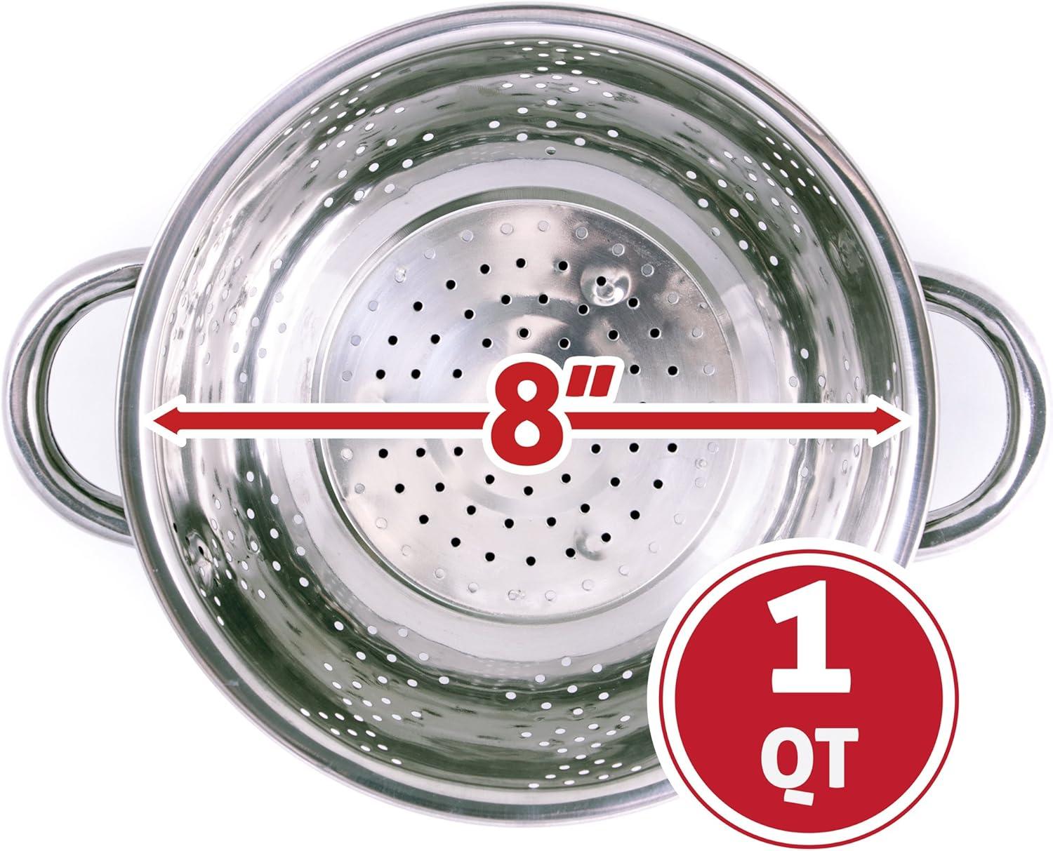 Brybelly KCOL-001 Stainless Steel Kitchen Colander - 1qt