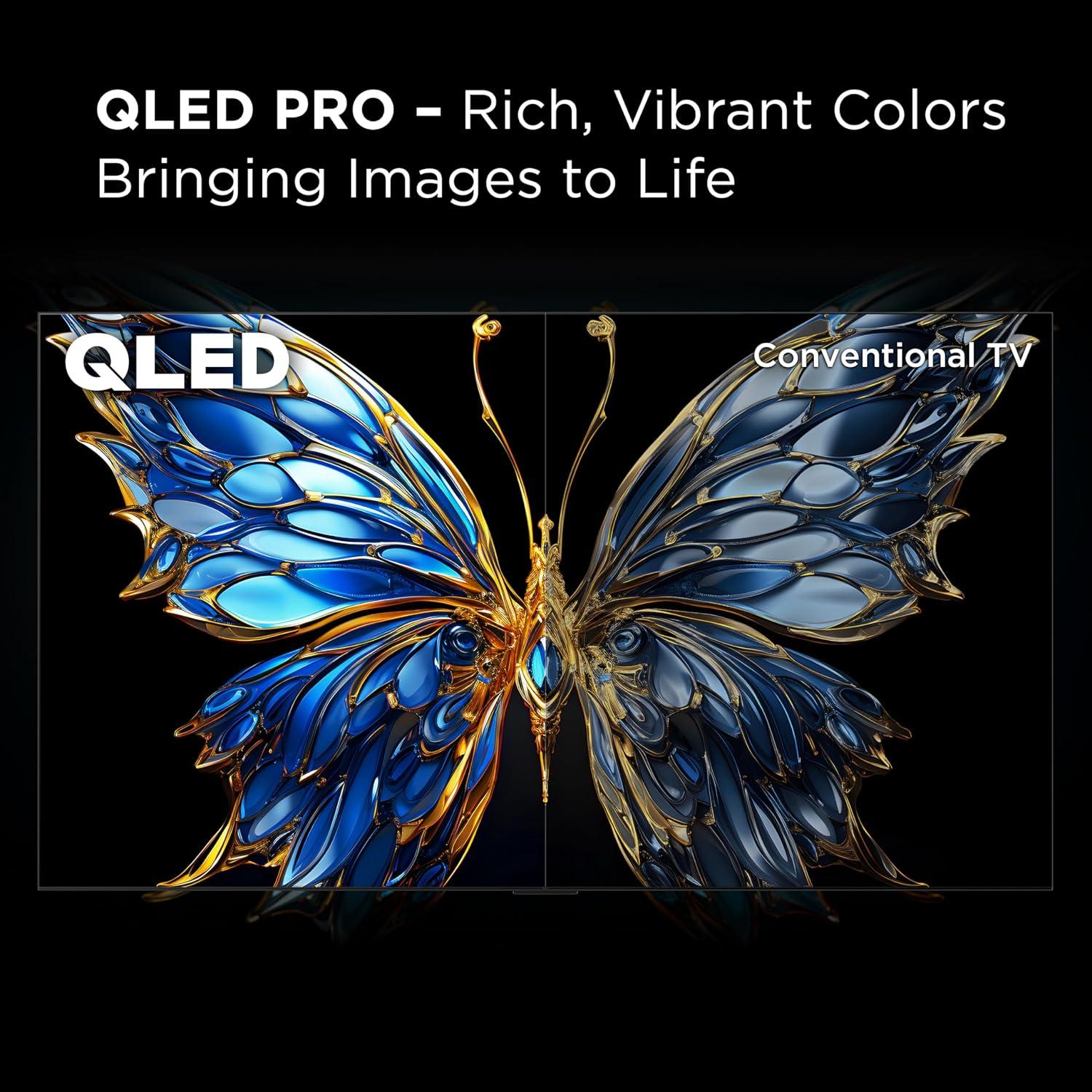 TCL 85” Class Q6 (85Q651G) 4K UHD HDR QLED Smart TV with Google TV (NEW 2024)