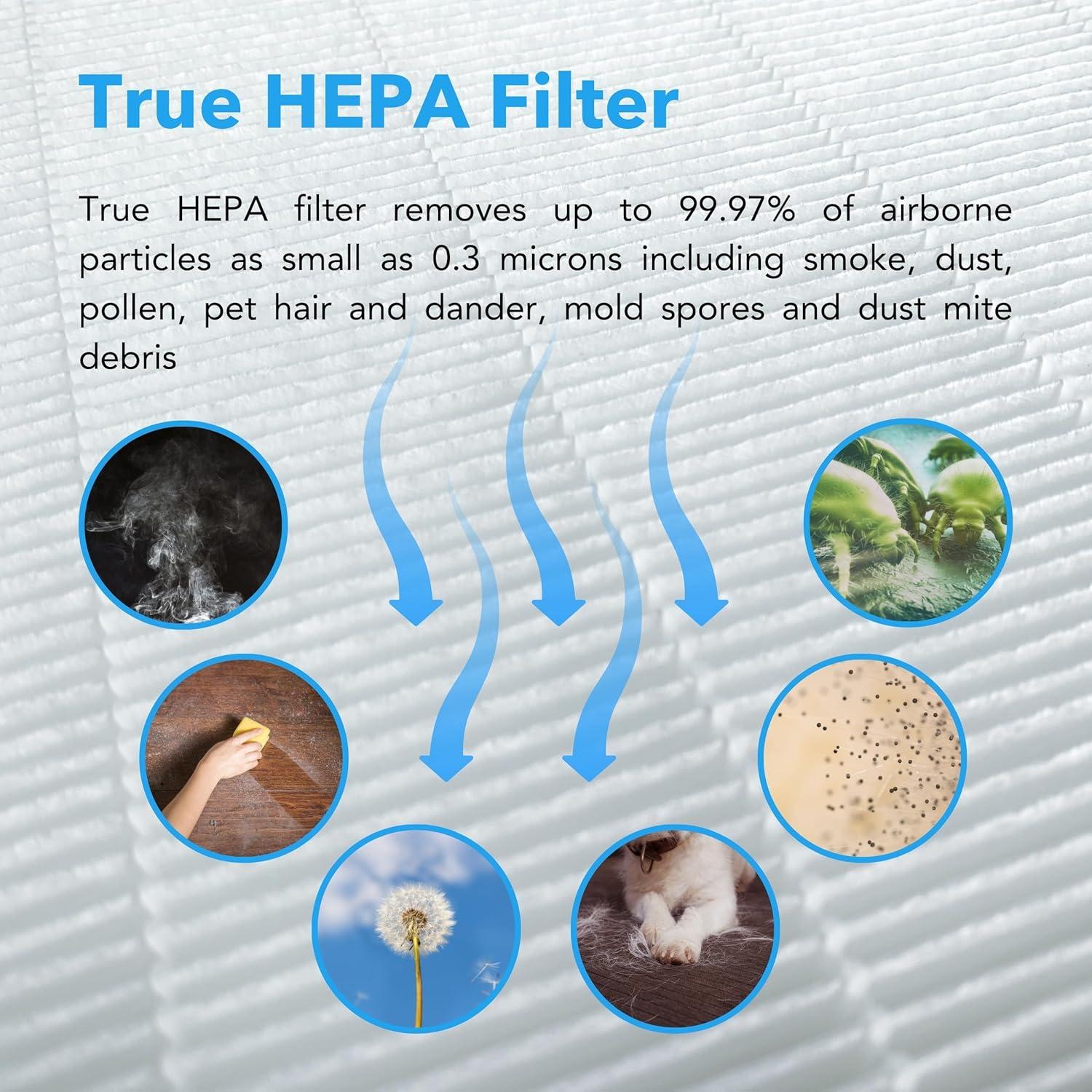 Hunter HP800 Air Purifiers for Home Large Room and Bedroom.