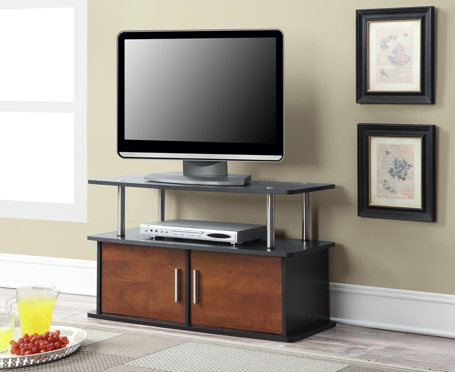 Convenience Concepts Designs2Go Deluxe 2 Door TV Stand with Cabinets