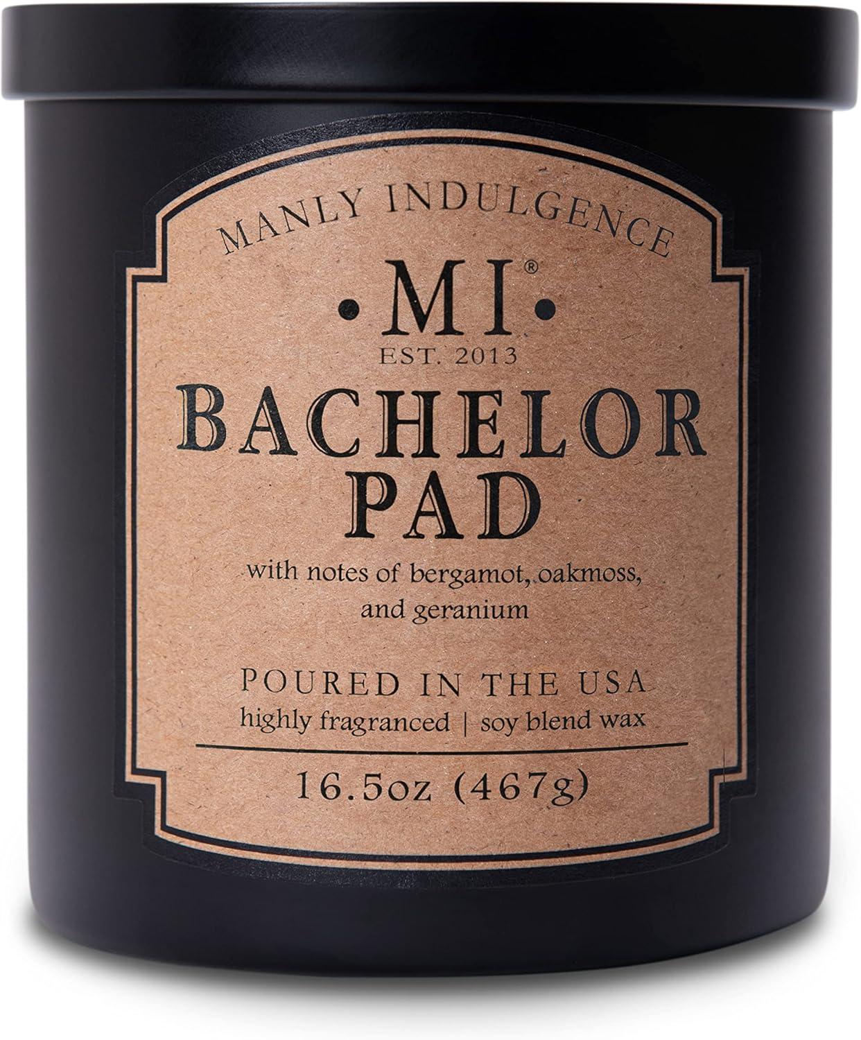 2-Wick 16.5oz Jar Candle Classic Plus Bachelor Pad - Manly Indulgence