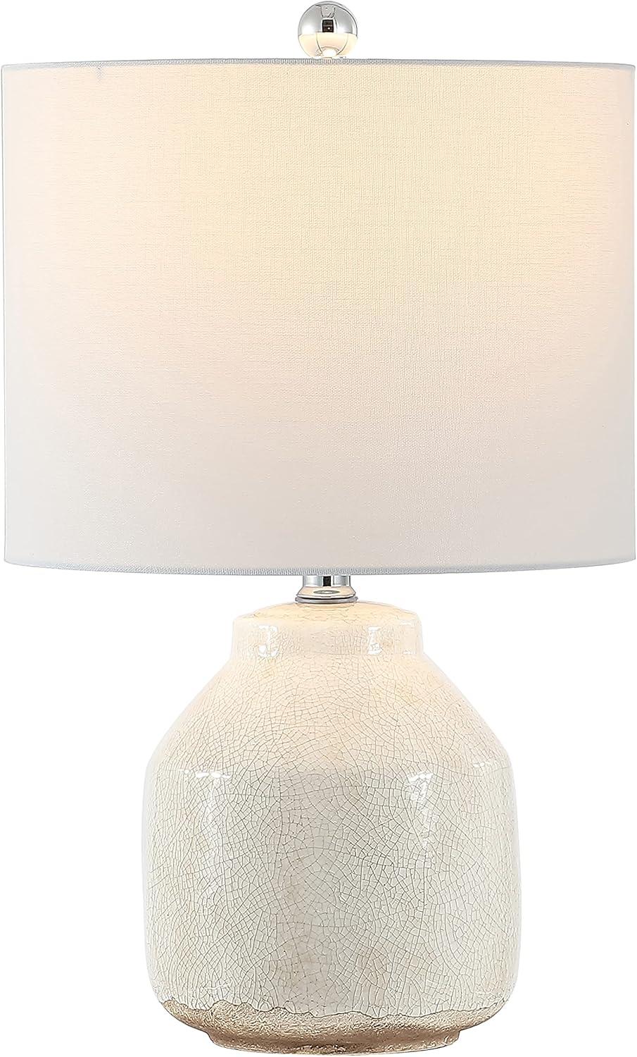 Arcadia 22" Adjustable Arc Table Lamp in Antique White