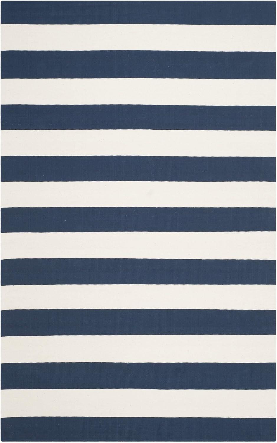 Montauk MTK712 Hand Woven Indoor Area Rug - Navy/Ivory - 10'x14' - Safavieh