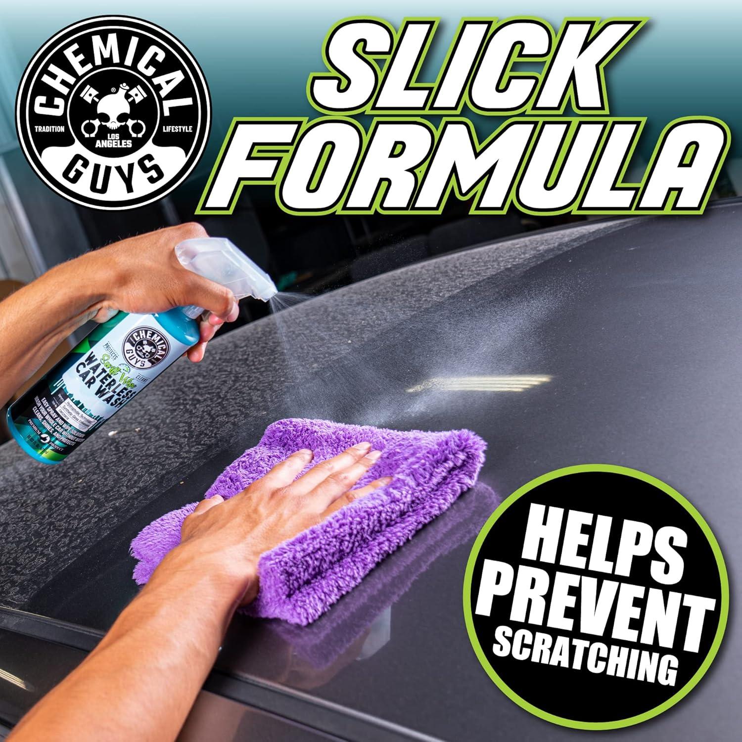 Chemical Guys Swift Wipe Waterless Car Wash: Liquid Car Cleaner, Automotive Cleaning Kit, Unscented Car Wipes
