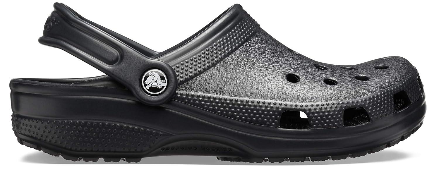 Men's 12 Black Aerated Slip Resistant Clogs