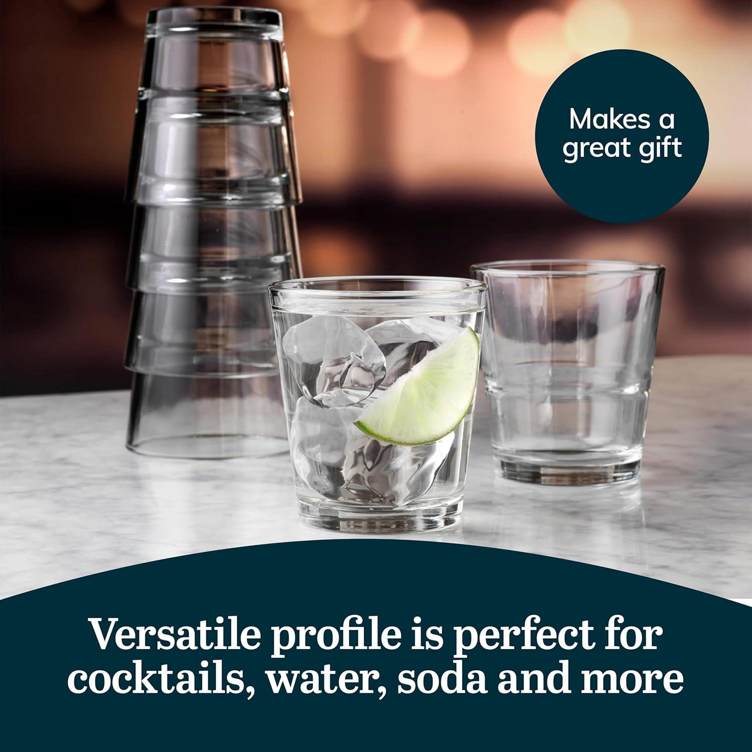 Libbey Restaurant Basics Libbey Stacking Double Old Fashioned Glasses (Set of 12)