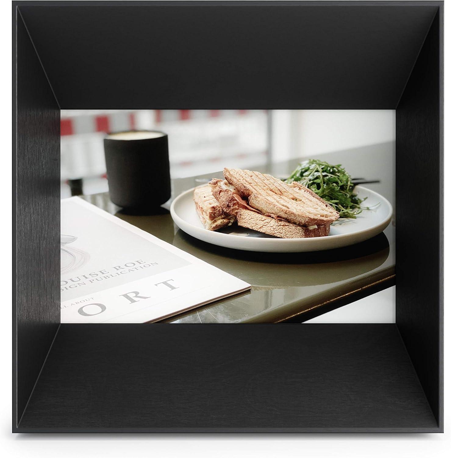 Classic Black Wood 4x6 Tabletop and Wall Mount Frame