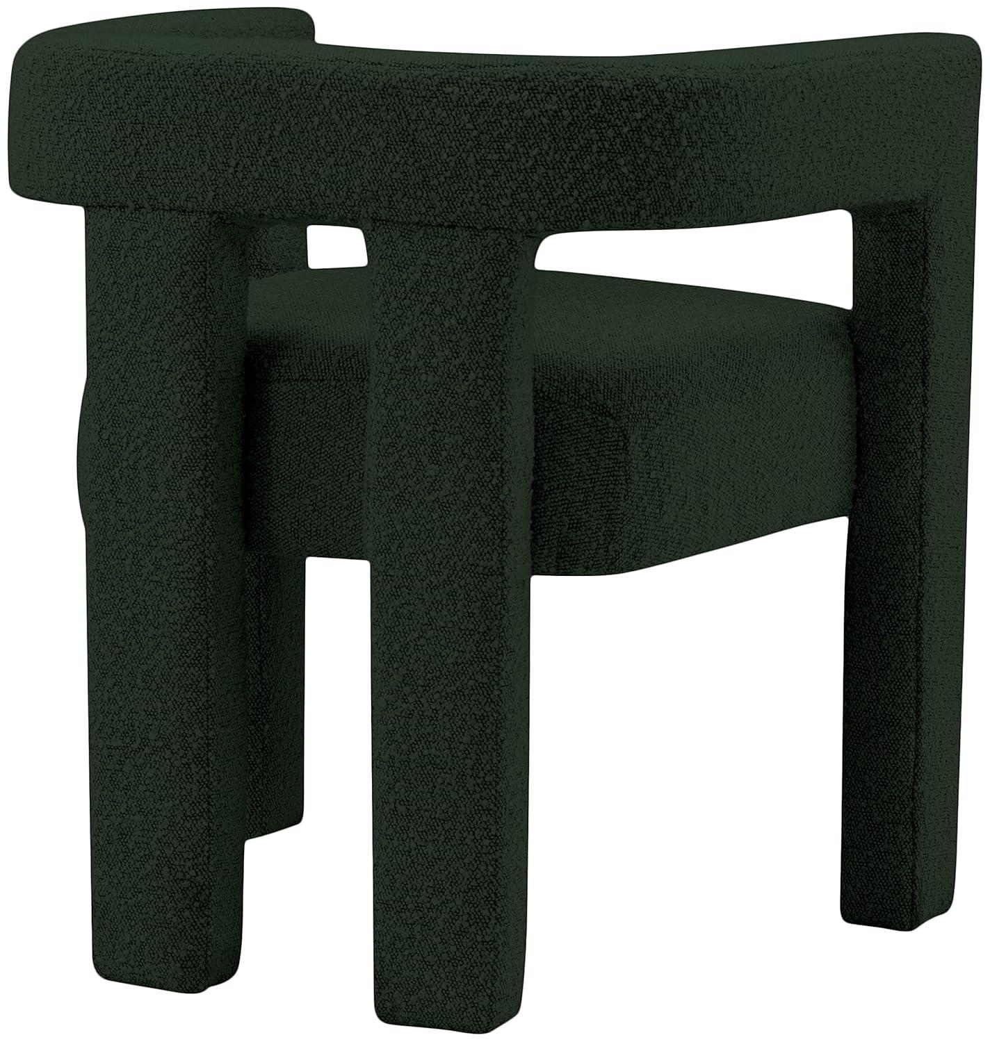 Meridian Furniture Athena Green Boucle Fabric Accent/Dining Chair