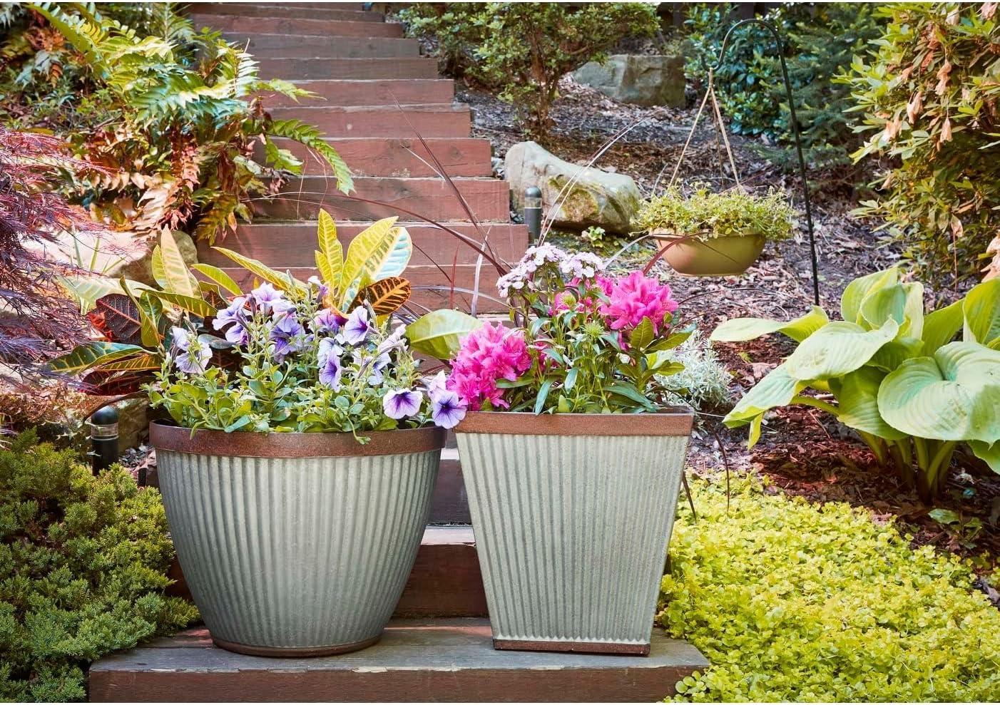 Southern Patio® Westlake Hanging Resin Pot Planter Round