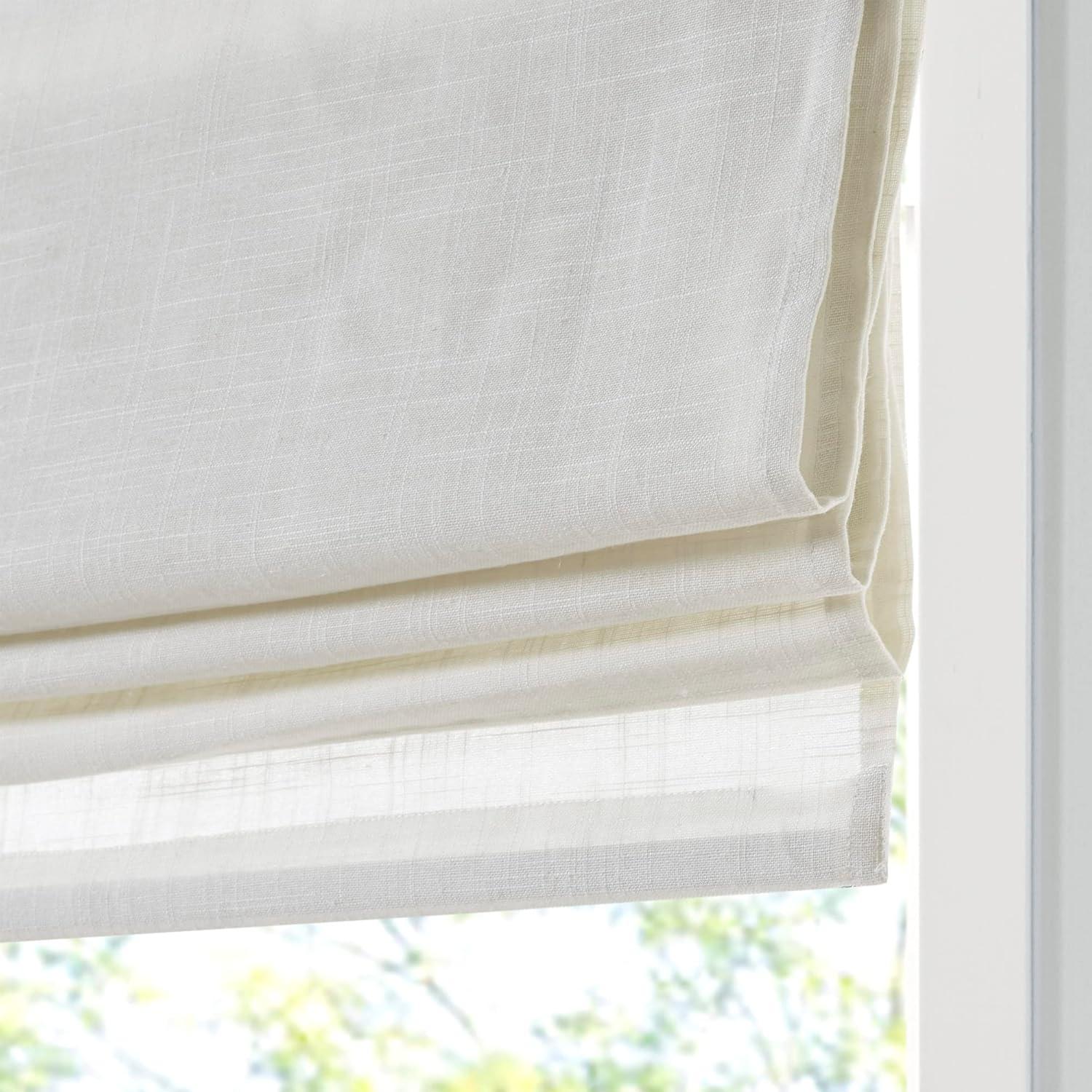 Kyler Linen Blend Light Filtering Roman Shade