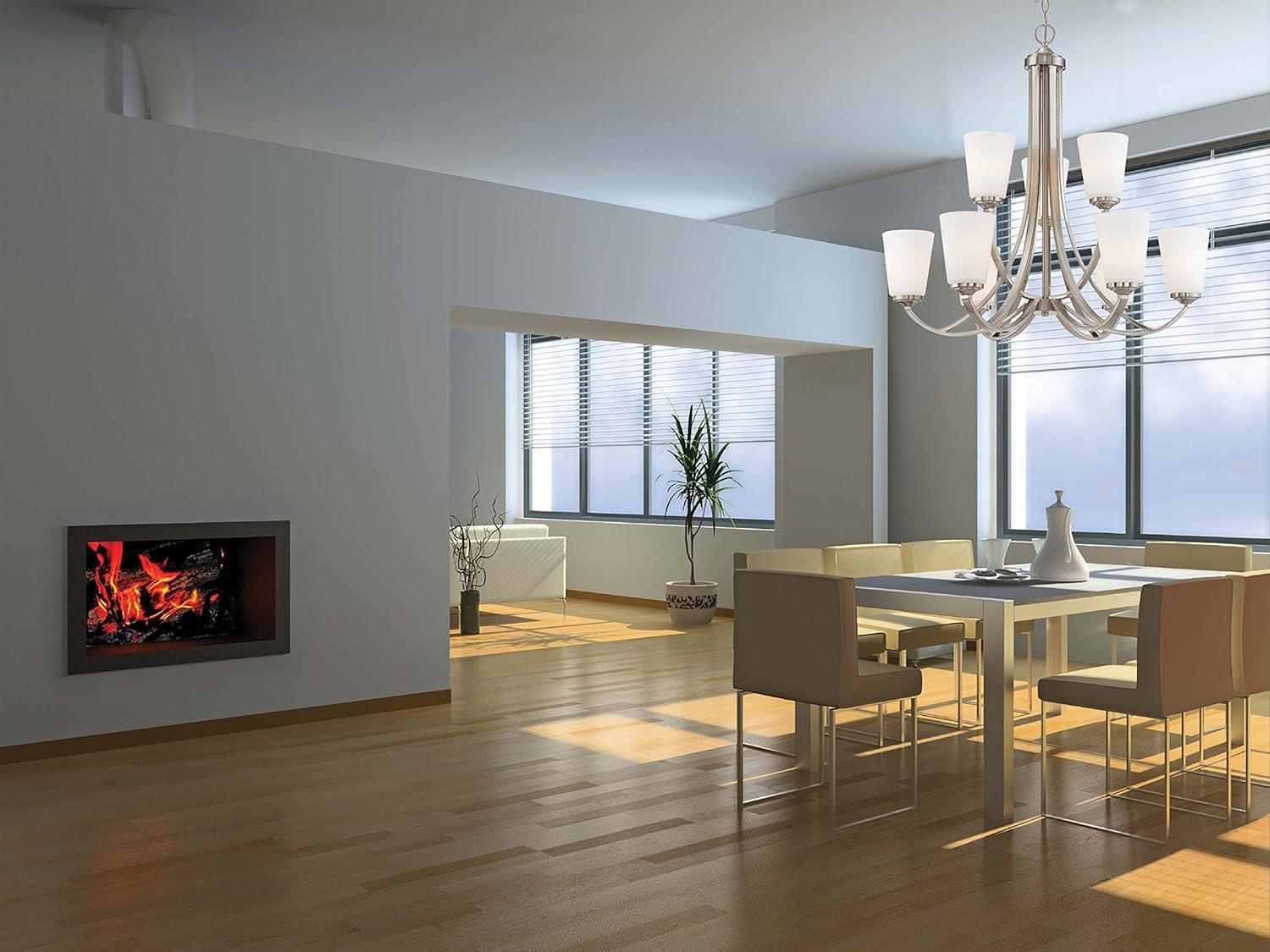 Minka Lavery - Overland Park - Chandelier 9 Light Brushed Nickel in Transitional