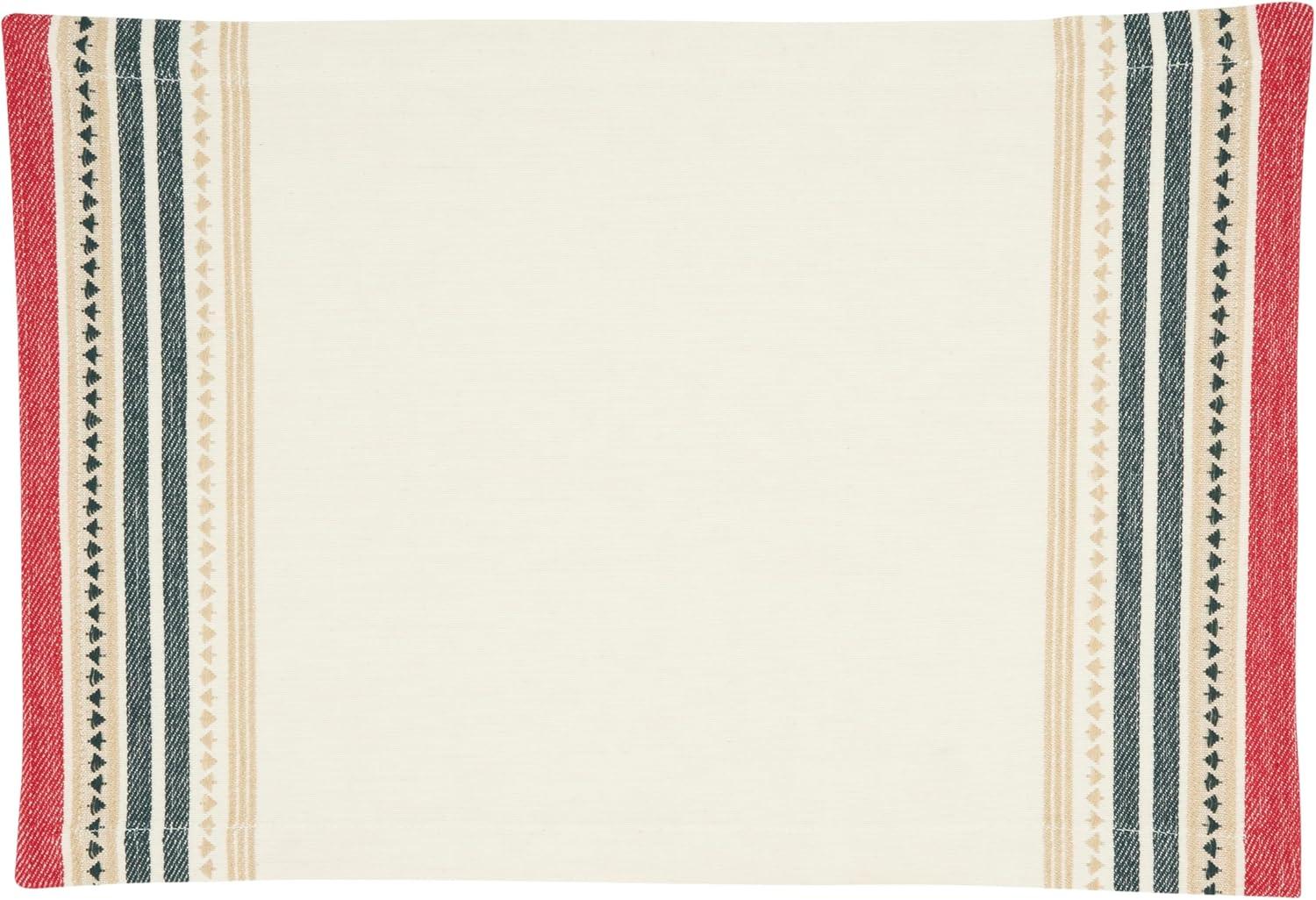 Saro Merry Pines Dobby Placemat (Set of 4)
