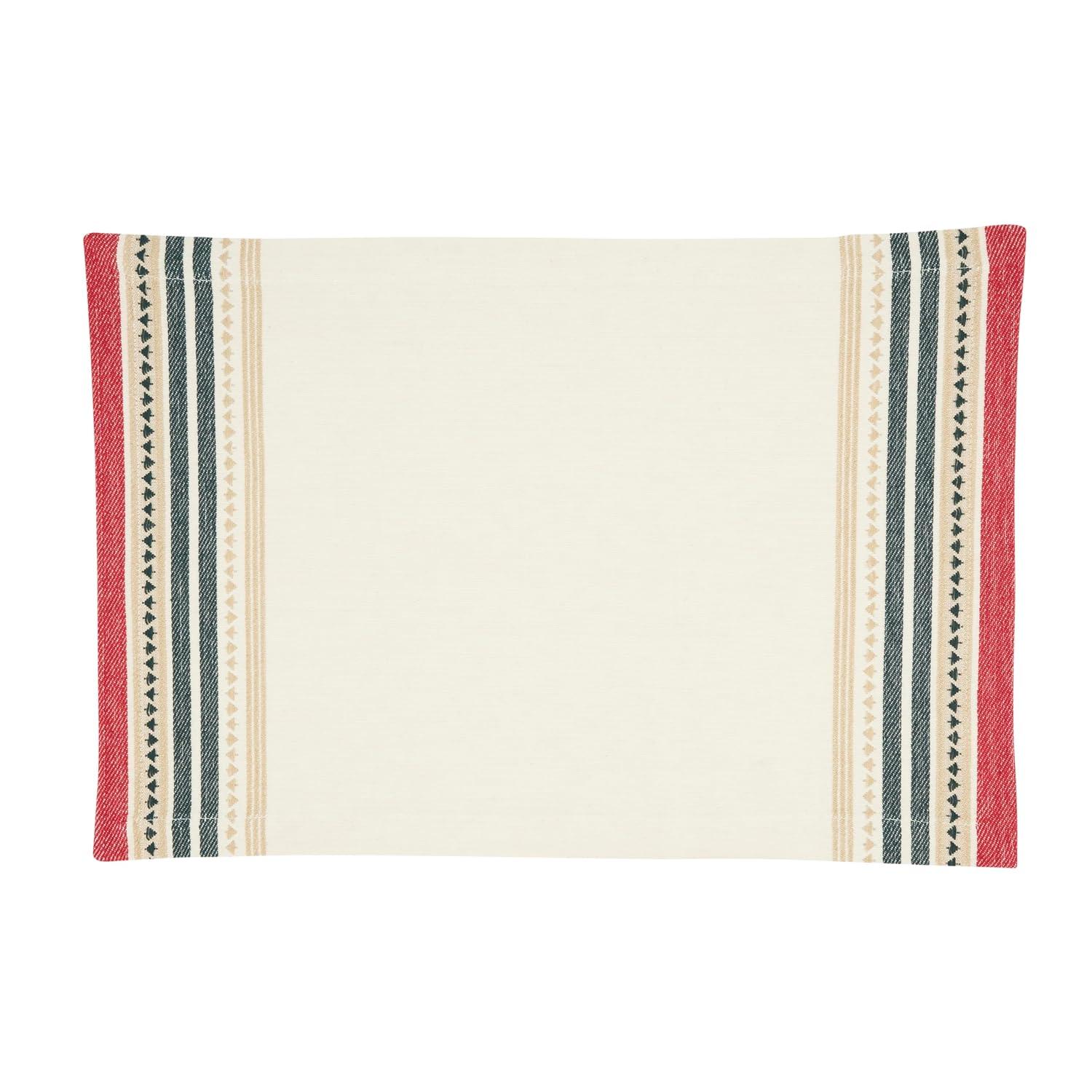 Saro Merry Pines Dobby Placemat (Set of 4)