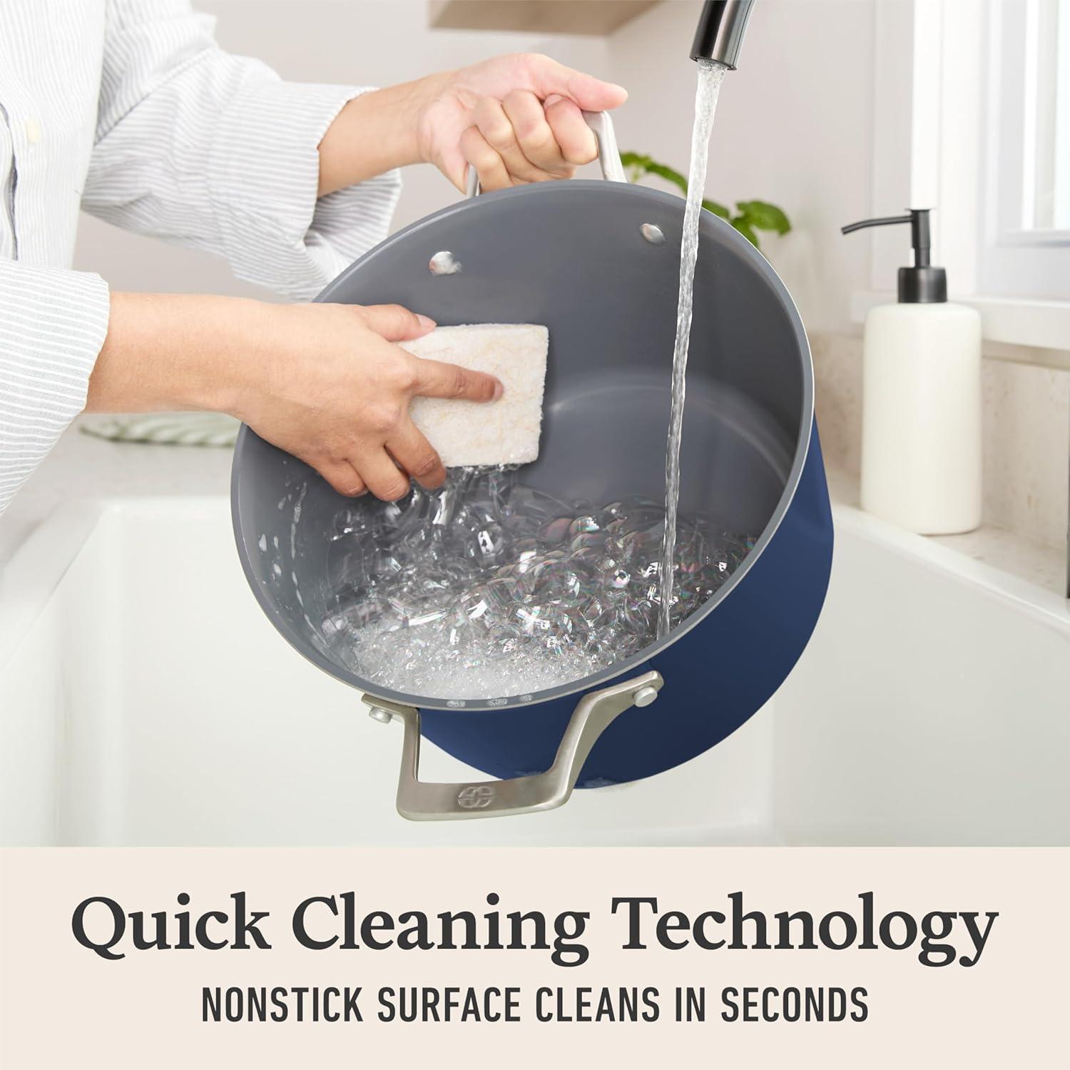 Calphalon Calphalon  Premier Nonstick 7-Qt. Dutch Oven with Lid, Midnight Blue