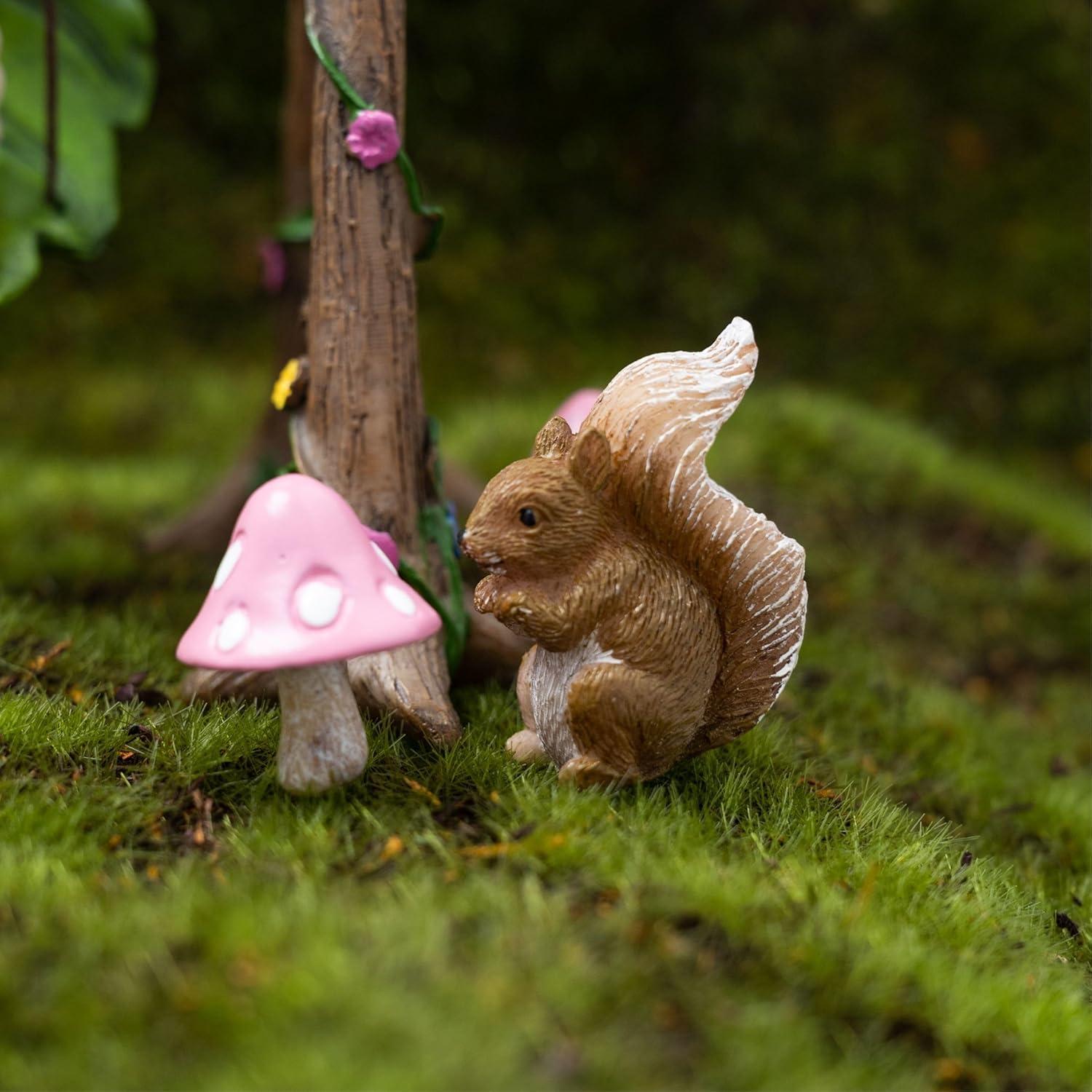 PRETMANNS Fairy Garden Accessories with Garden Fairy Figurines - Adorable Fairies for Fairy Gardens, Cute Fairy Garden Miniatures with a Fairy Furniture Kit C21